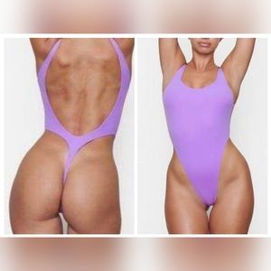 SKIMS Purple Bodysuit